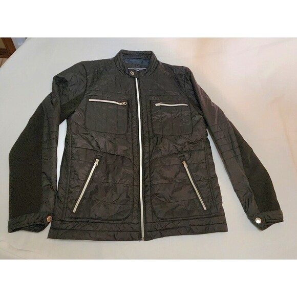 Buffalo David Bitton Men's Black Zip Up Jacket - Picture 2 of 9